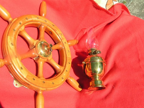 Ship oil lantern bronze - ,
