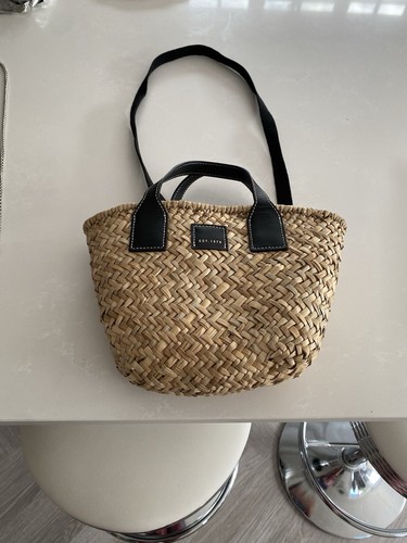 Jigsaw wicker bag - jigsaw,