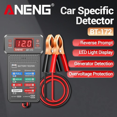 12v car battery tester - battery,