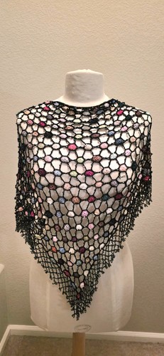 Crochet triangle shawl - crochet,