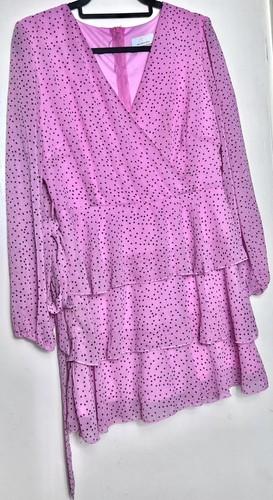 Quiz bright pink black polka - quiz,