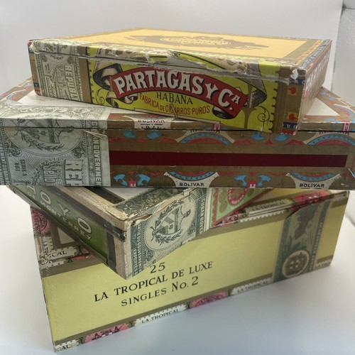 Vintage cigar boxes 4 - cigar,