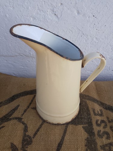 Vintage french cream - french, enamel