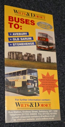 Wilts dorset bus timetable - &,