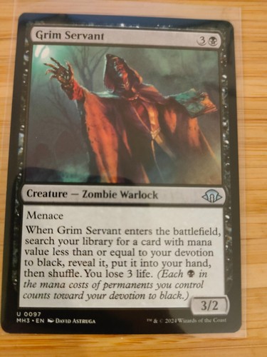 Mtg grim servant 0097 modern - 0097,