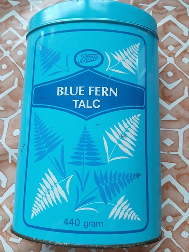 Vintage retro boots blue fern - boots,