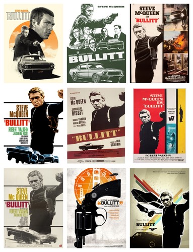 Bullitt steve mcqueen poster - bullitt,