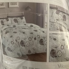 Dandelion printed double duvet - dandelion,