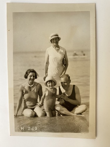 Original postcard rppc seaside - postcard,