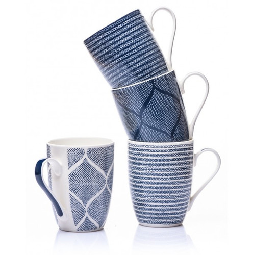Blue 350ml mugs coffee - blue,
