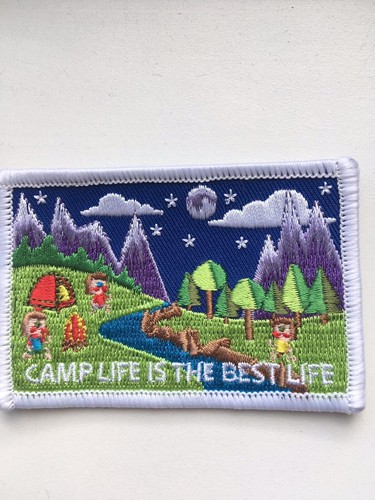 Girlguiding camp blanket - , badge