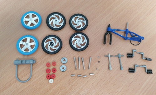 Mini figure bmx bike - figure, parts