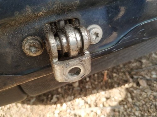 Rear right door check - rear,