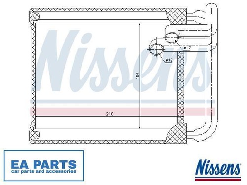 Heat exchanger interior - heat,