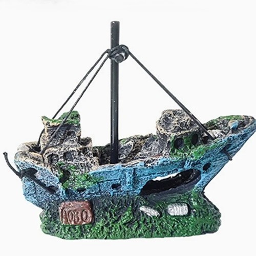 Retro wreck ship - wreck, aquarium