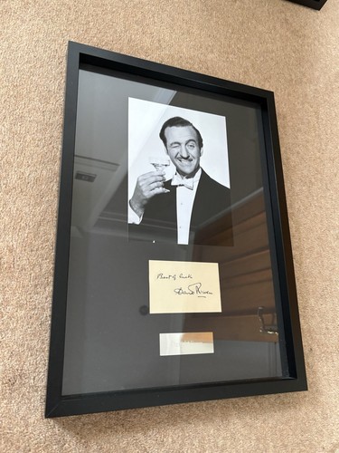 David niven signed frame - signed,