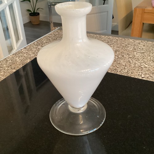 Vintage italian glass vase - vintage,