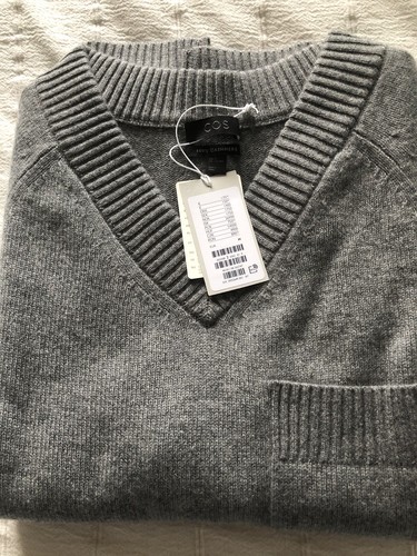 Cos men grey cashmere neck - cos,