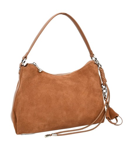 Womens real suede leather hobo - womens,
