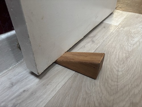 Handmade solid oak wooden door - solid,