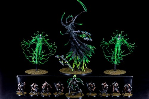Necrons pro painted army - painted,