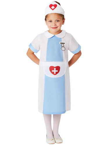 Kids nurse costume girls - nurse,