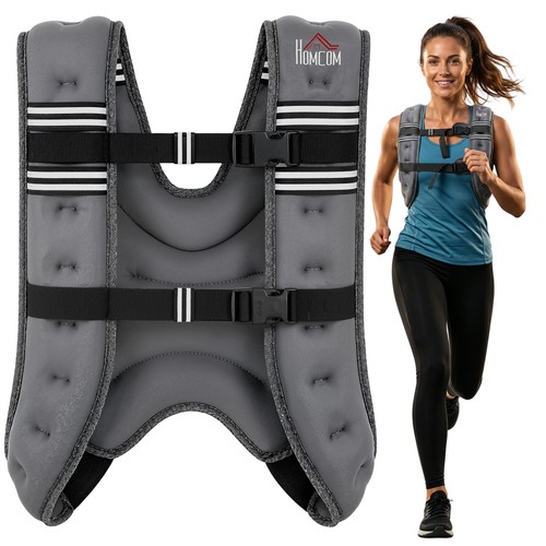 Homcom 8kg weighted vest - 8kg,