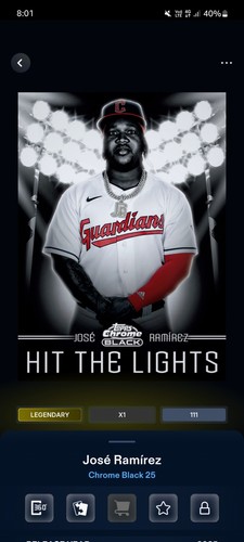 Topps bunt chrome - chrome, black