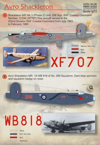 Print scale 72130 avro - print, 1:72