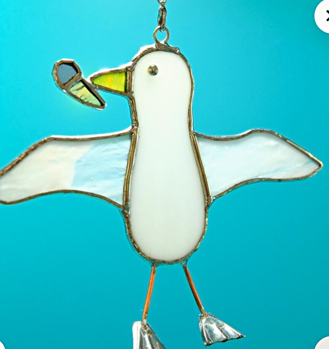 Naughty seagull handmade - naughty,