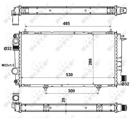 Nrf radiator for - c15, d