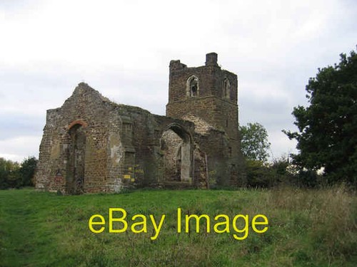 Photo 6x4 ruined church - of, st