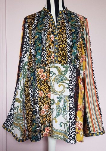 Apricot tunic blouse top - apricot,