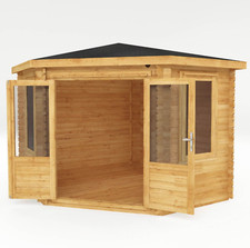 3x3m corner log cabin - 3x3m,