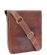 Mens real brown leather - brown,