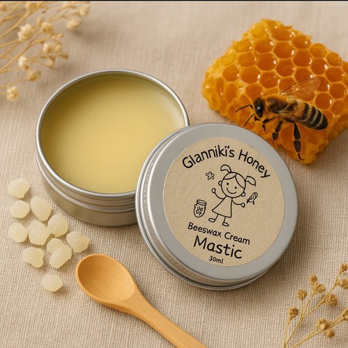 Natural mastic beeswax balm - beeswax,