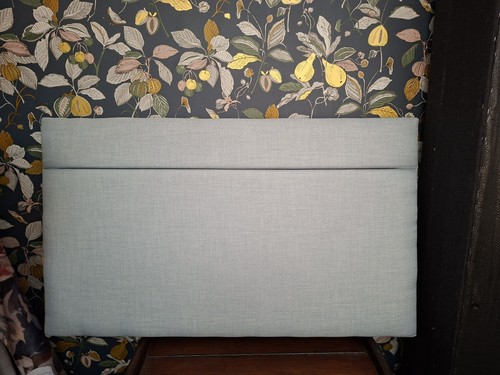 Single bed frame and blue - frame,