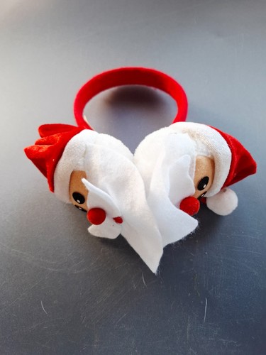 Father christmas ear muffs - christmas,