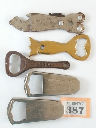 Five vintage bottle - five,
