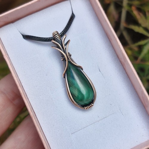 Handmade green malachite - handmade,
