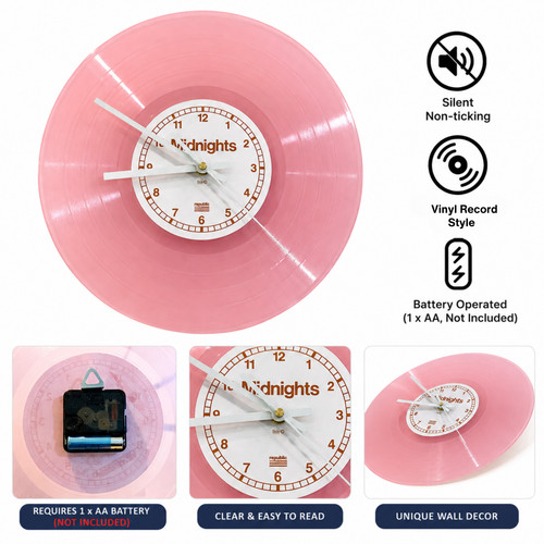 Translucent pink vinyl record - translucent,