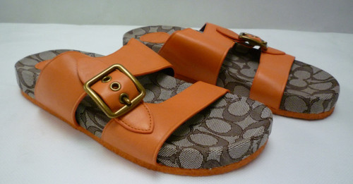 Coach addison orange leather - orange,