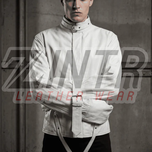 White genuine leather - genuine,