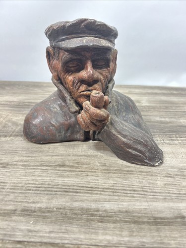 Vintage ceramic old man - old,