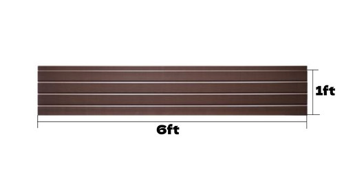 1ft 6ft high - 6ft, wide