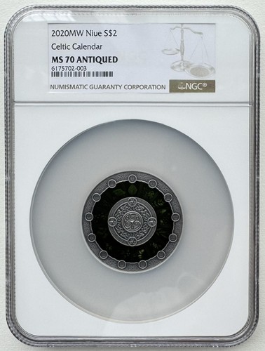 Ngc ms70 niue 2020 celtic - ms70,
