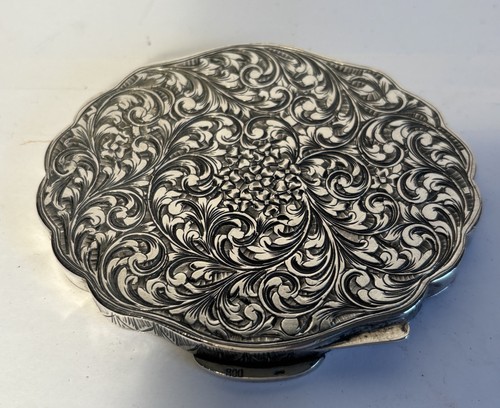 Antique powder compact - powder,