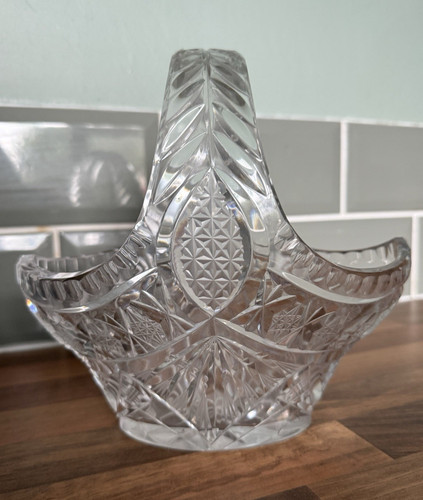 Vintage lead crystal fruit