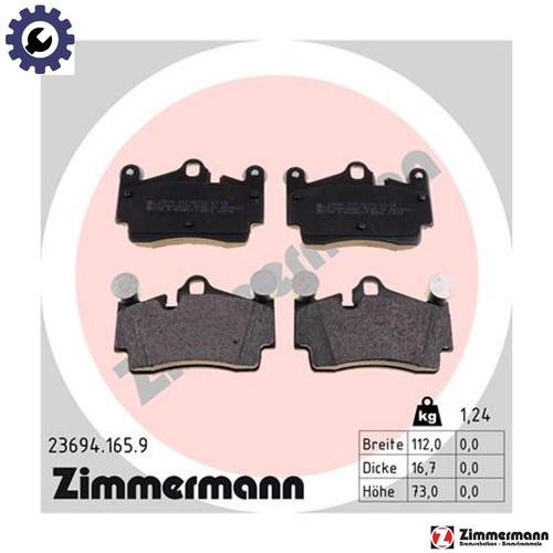 Brake pad set disc - brake,