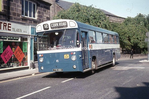 35mm bus slide lancaster city - bus,